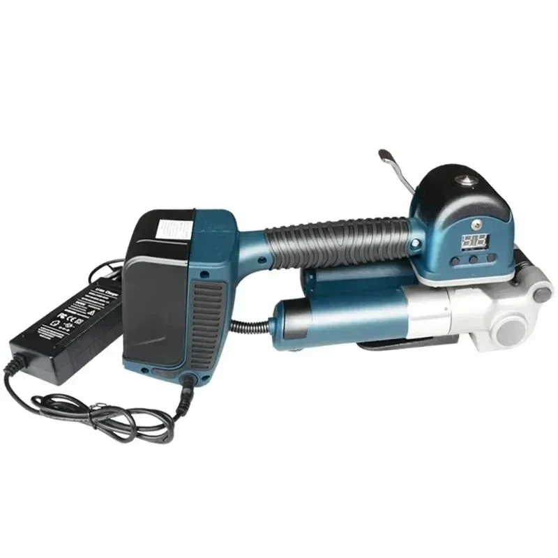 

DD19A Two Battery Powered PET Belt Strapping Baler 6000N High Tensile Baler Portable Hot Melt Strapping Machine