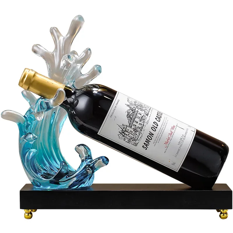 

Wine rack ornament creative home living room wine cabinet dining side glass cabinet decoration soft decoration high-end