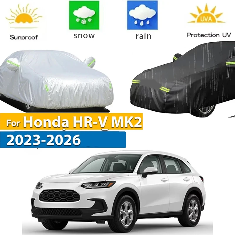

For Honda HRV HR-V 2 2023 -2026 Full Car Covers Outdoor Sun Anti UV Rain Snow Dust Protection Oxford Cloth Accessories