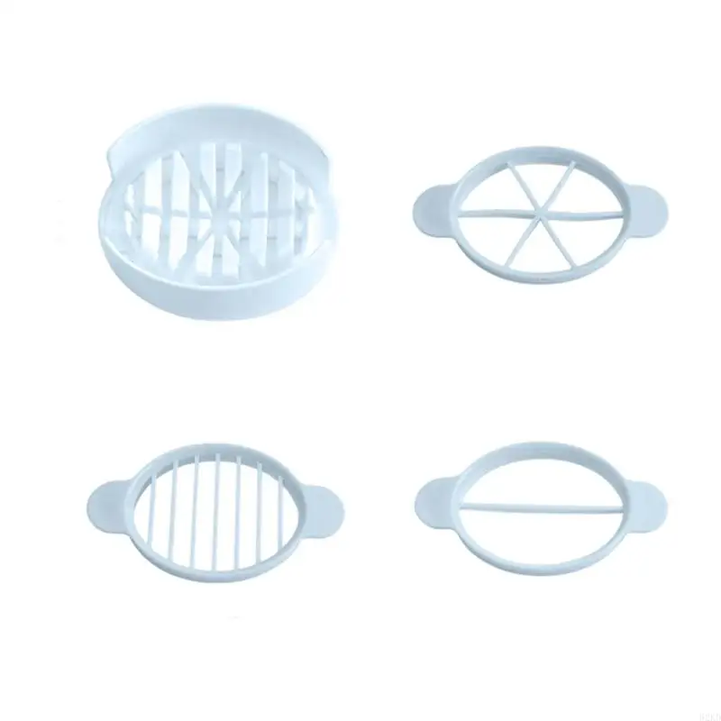 62KD Kitchen Gadget Eggs Cutter for Slicing and Dividing Hard Boiled Eggs and Century Eggs Stainlessed Steel Construction