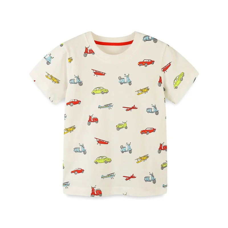 

Zeebread 2-7T New Arrival Baby Cotton T shirts With Cartoon Print Hot Selling Boys Summer Tees Tops Short Sleeve Shirts Clothes