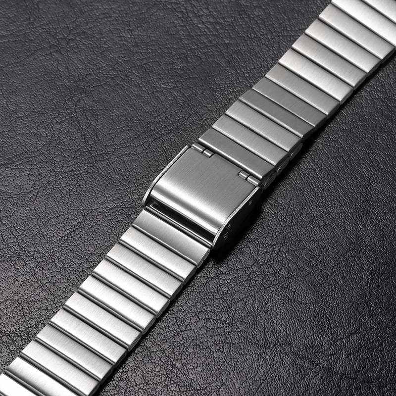 Metal Strap Watchband for Casio F-91W F105 F108 A158W A168 AE1200 AE1300 Universal Ultra-thin Stainless Steel Strap 18mm 20mm