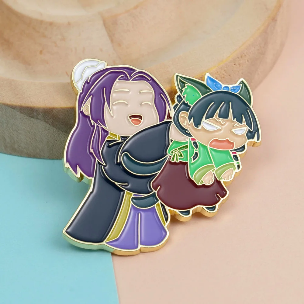 

Anime The Apothecary Diaries Ren Shi Mao Mao Cosplay Costume Badge Pin Accessories Backpack Pendant Metal Prop Brooch Gift