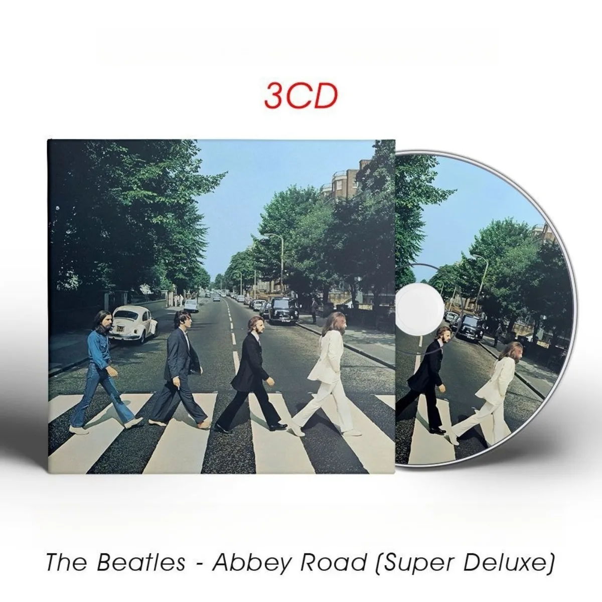 

The Beatles Abbey Road 50th Anniversary Super Deluxe Music CD, Iconic British Rock Compilation Physical Audio Disc, Only CD