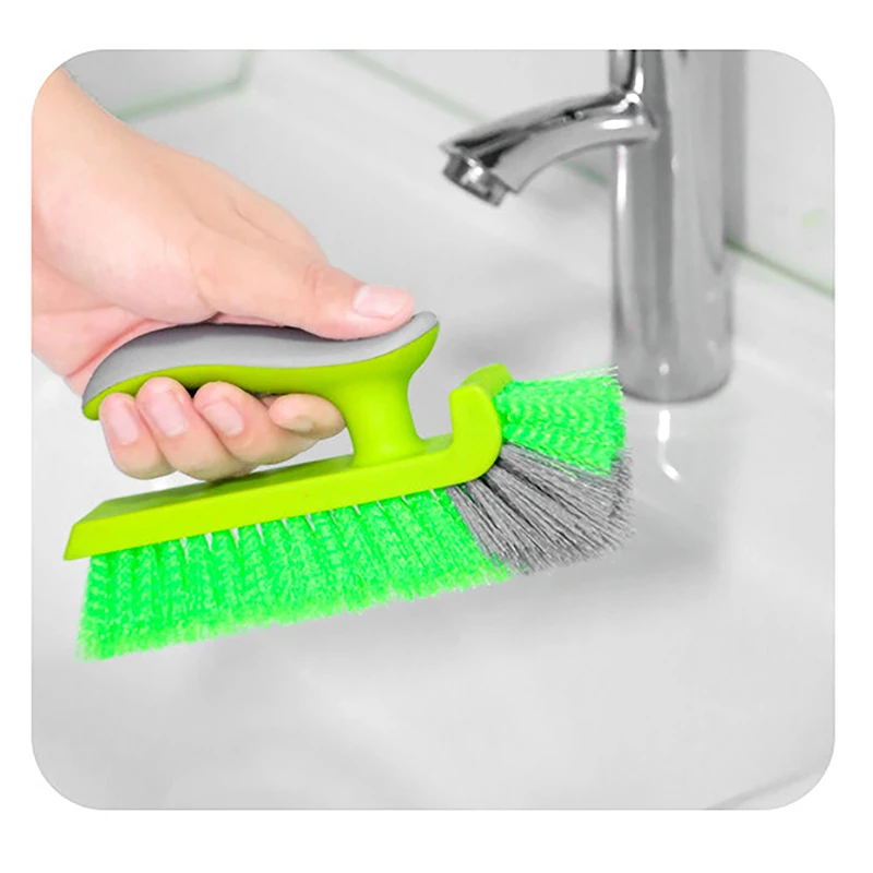 Multifunctional Cleaning Brush Corner Scrubber Brush Tool Tub Tile Floor Scrubber Brushes Multifunctional Gap Brush