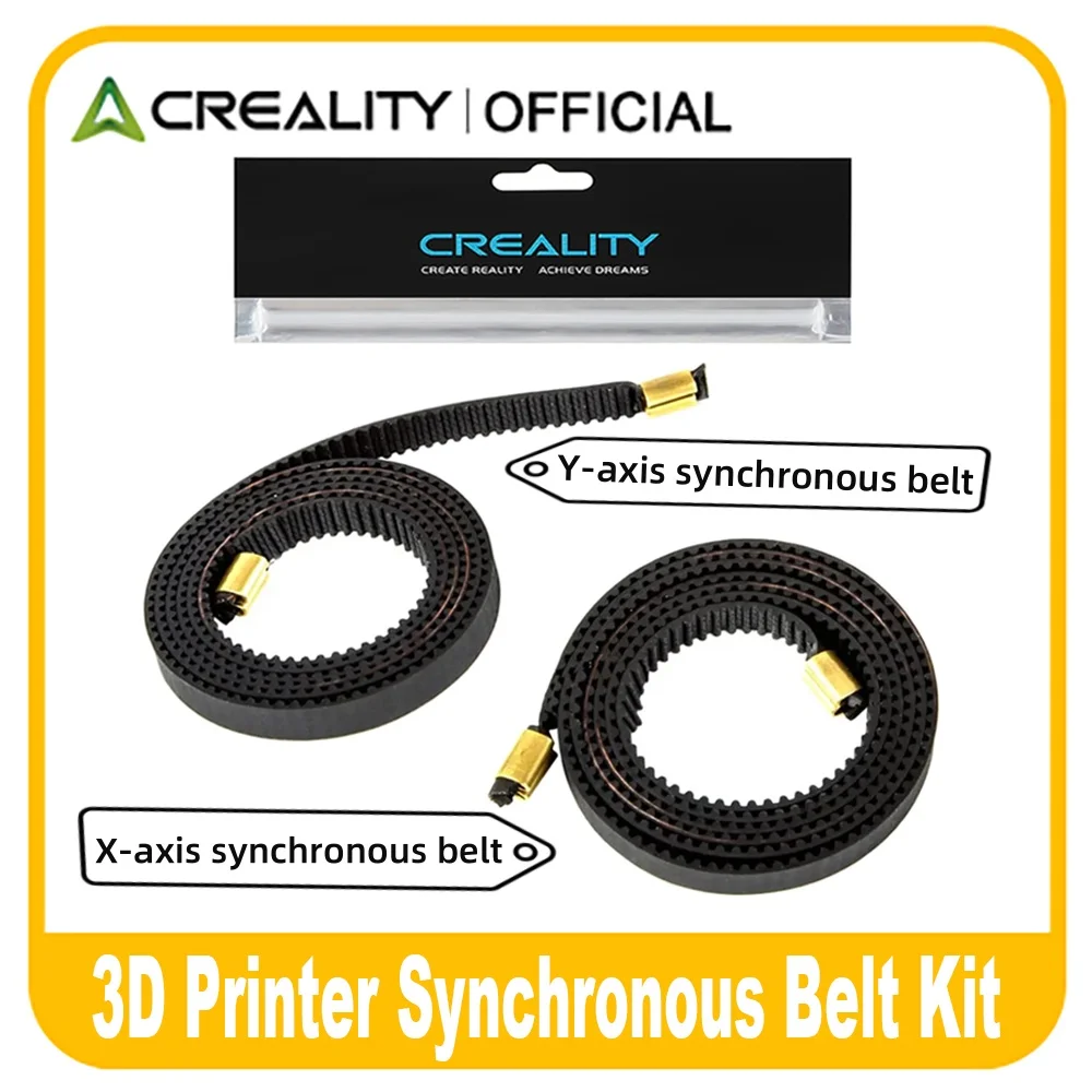 

2PCS 3D Printer Belt X & Y Axis Synchronous Timing Belt for Creality Ender 3/Pro/Ender 3 V2/S1/Ender 5/Pro/Plus/Max/CR-6 SE