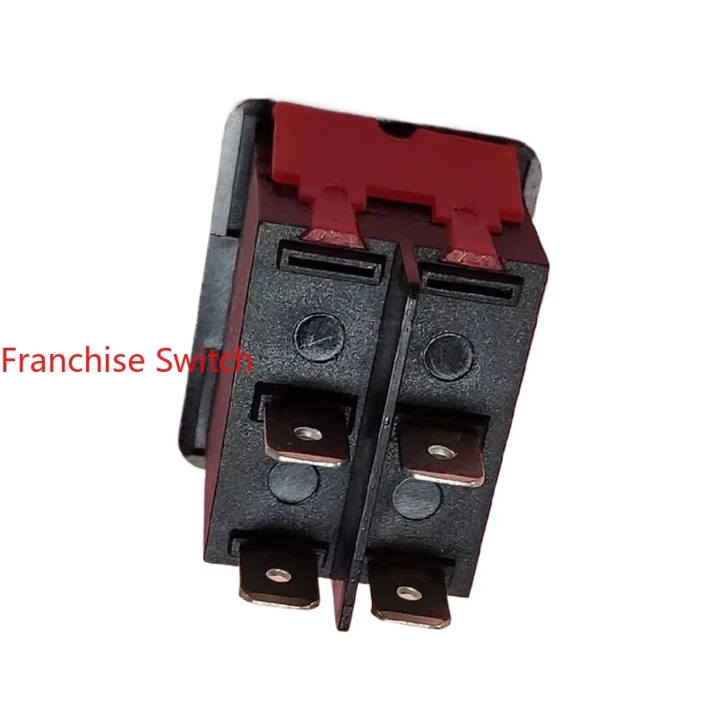 10PCS High current 20-30A ship type rocker switch black four feet two gears electric welding machine oven  LR-210