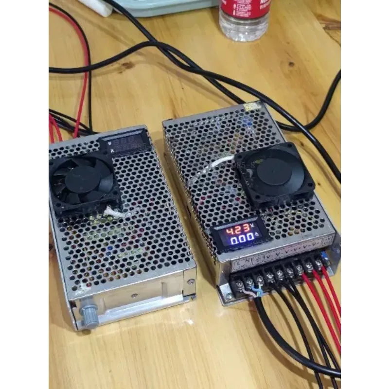 Adjustable Current Voltage Lithium Battery Cell Balancer Charger 3.65V 4.2V For NMC LiFePO4 Cells