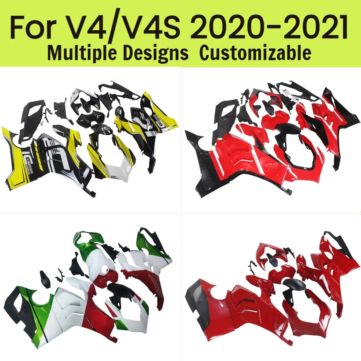 

For DUCATI Panigaie V4 2020 2021 Hot Style Fairing Kit V4S 20 21 Motorcycle Aftermarket Bodywork Fairings