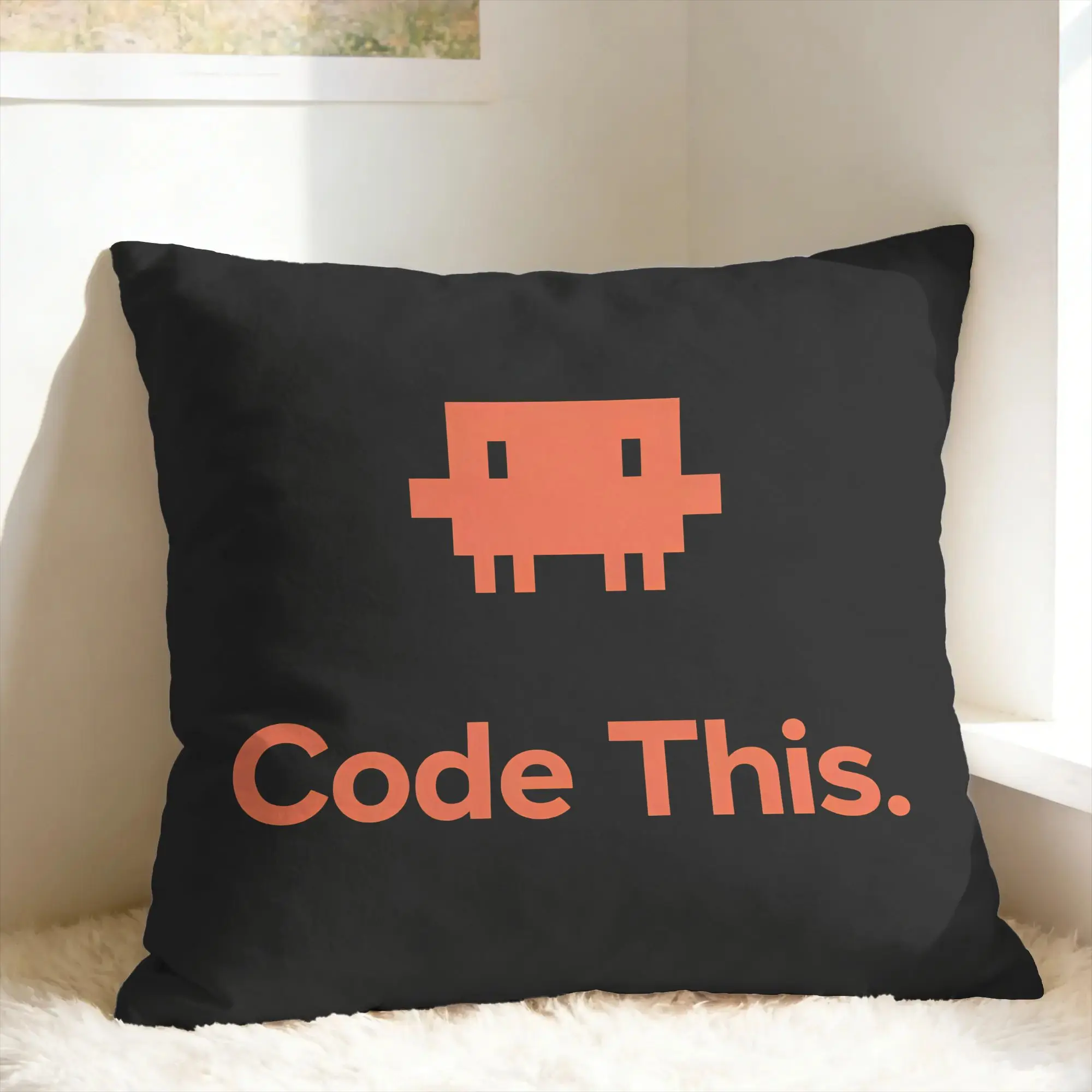 Code This Claude Code Pillow Case  Novelty Pillow Cover Design Pillowcases For Sofa Home Decor