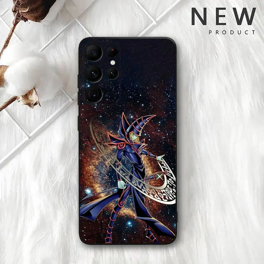 Cartoon Game Yu Gi Oh Phone Case For Samsung S 25,24,23,22,30,21,10,9,Ultra,Plus,Lite,FE,4,5G Black Soft Case