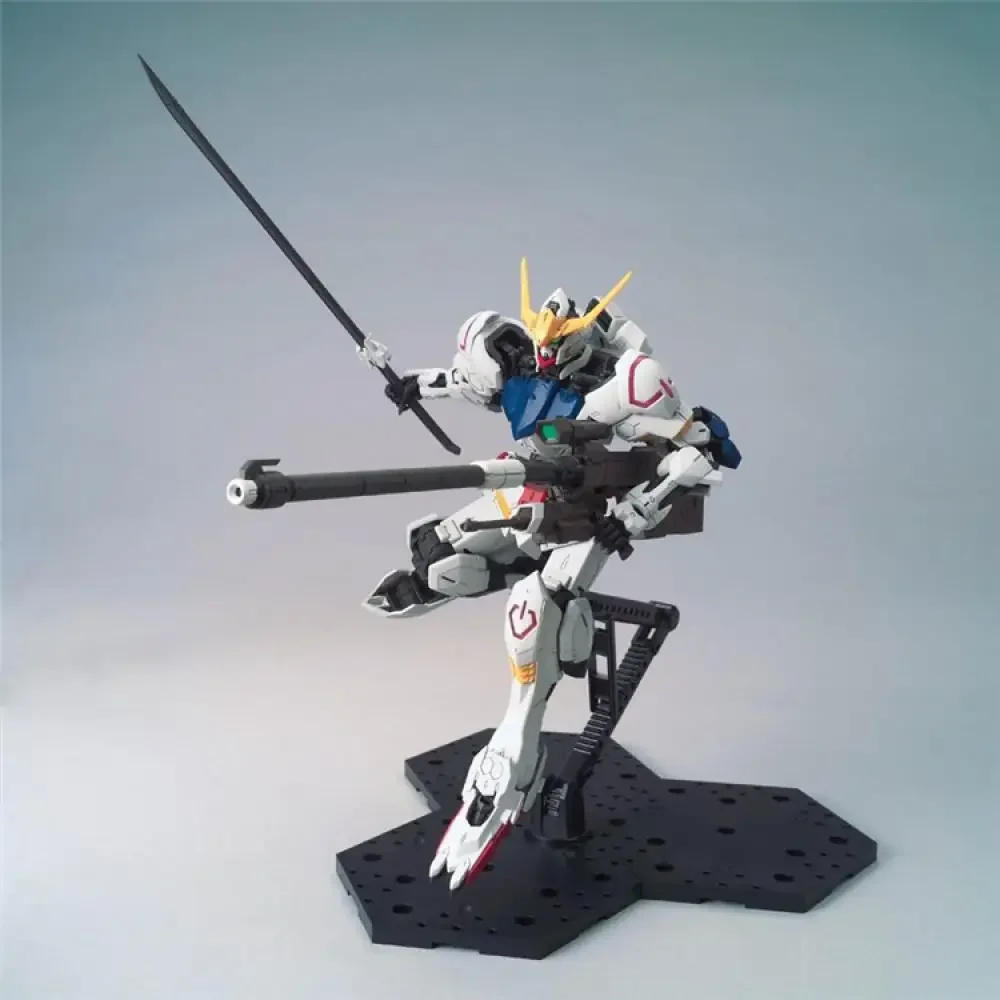 Bandai gundam 1/100 mg barbatos o quarto forma gundam modelo crianças montado robô anime figura de ação brinquedos