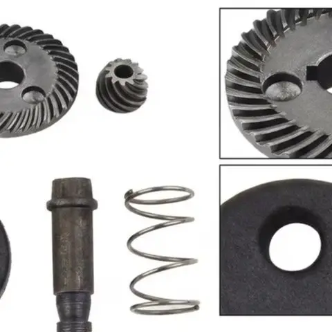 Replacement  Bevel Gear Kit Compatible For 9553 Grinder Models 227471-8 227506-5 Self-Locking Pin Assembly