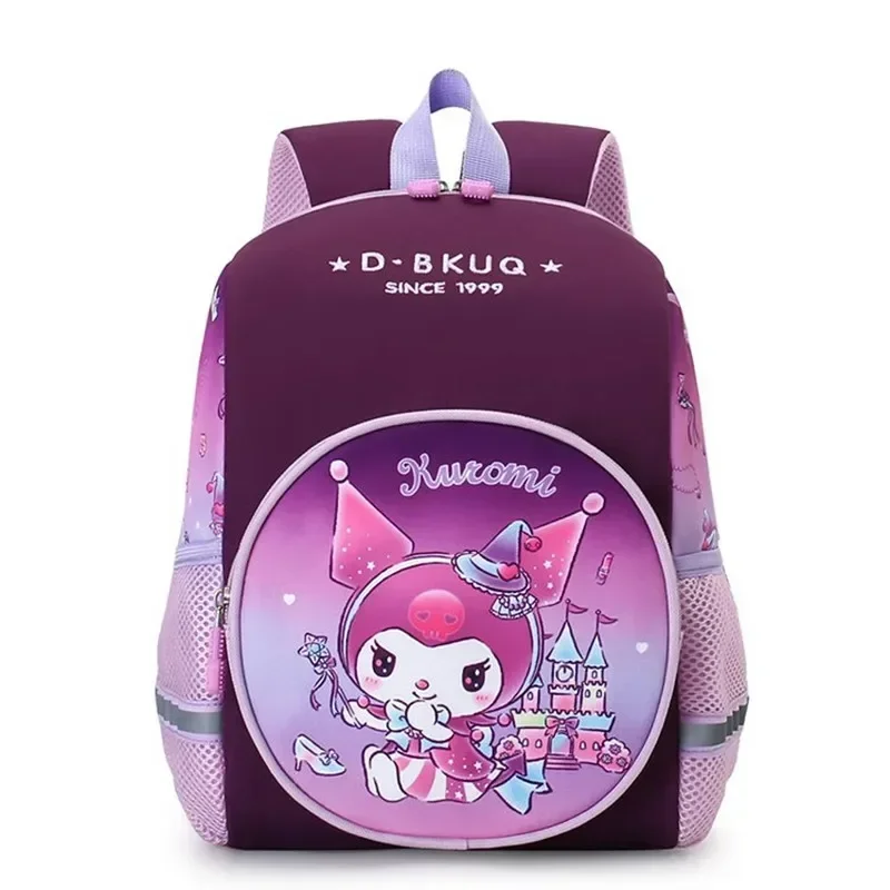 Sanrio hello kitty bolso escolar para niños kuromi jardín de infantes niños y niñas mochila lindo bolso de hombro de dibujos animados