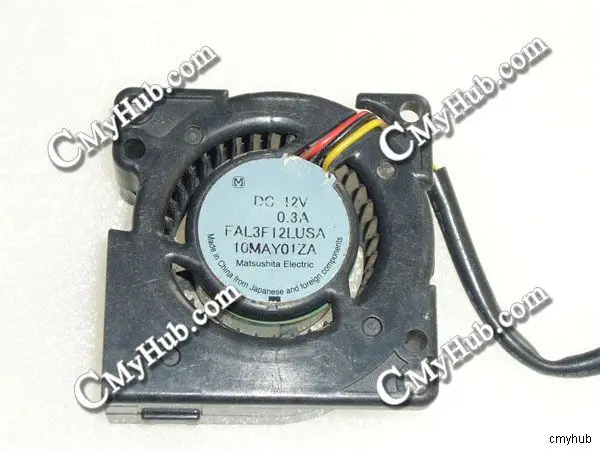 Ventilador de refrigeración para MATSUSHITA FAL3F12LUSA DC12V 0.3A 5020 5CM 50mm 50X50X20 ventilador de refrigeración de 3 pines
