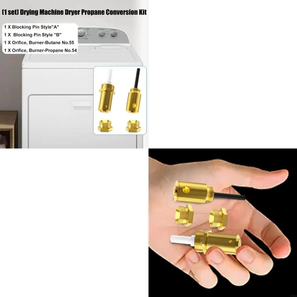 User Friendly Propane Conversion Set Universally Dryer Compatibility Copper