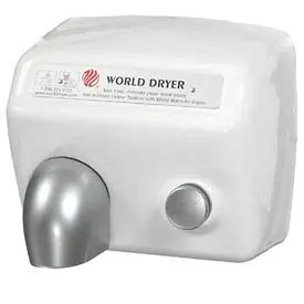 Push Button Hand Dryer 115 Volt, Quiet Hand Dryer