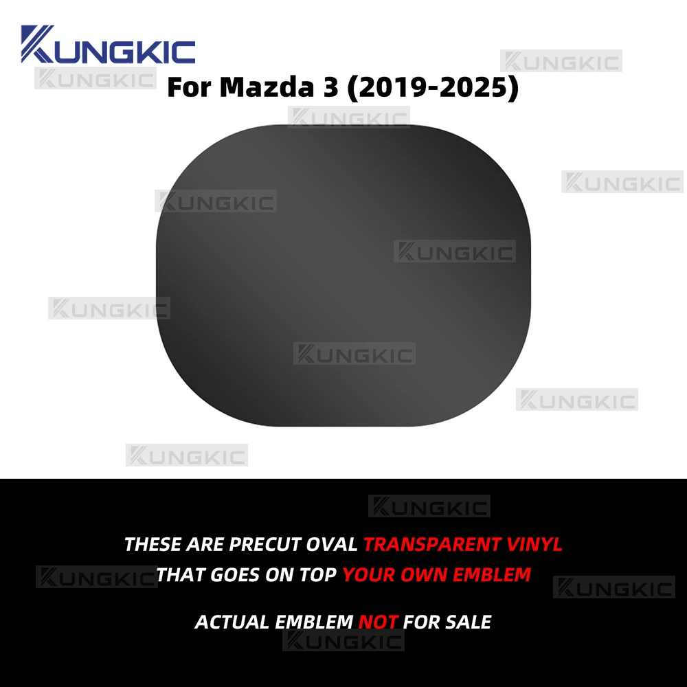 بولي TPU سيارة الجبهة على شعار قبل قطع الظلام المدخن PPF طبقة حماية لمازدا 3 2019 2020 2021 2022 2023 2024 2025 Mazda3 Axela