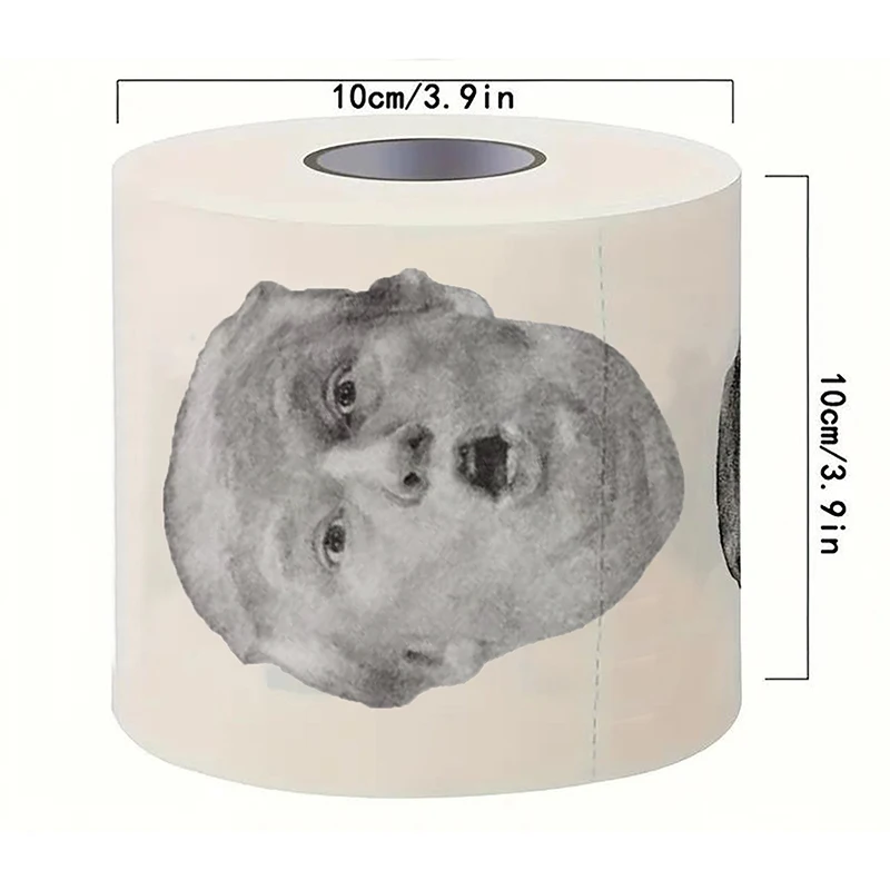 Interesting President Printing Toilet Paper  Novelty Bathroom Tissue  Political Gimmick Presenting Kitchen Toilet Toilet Paper