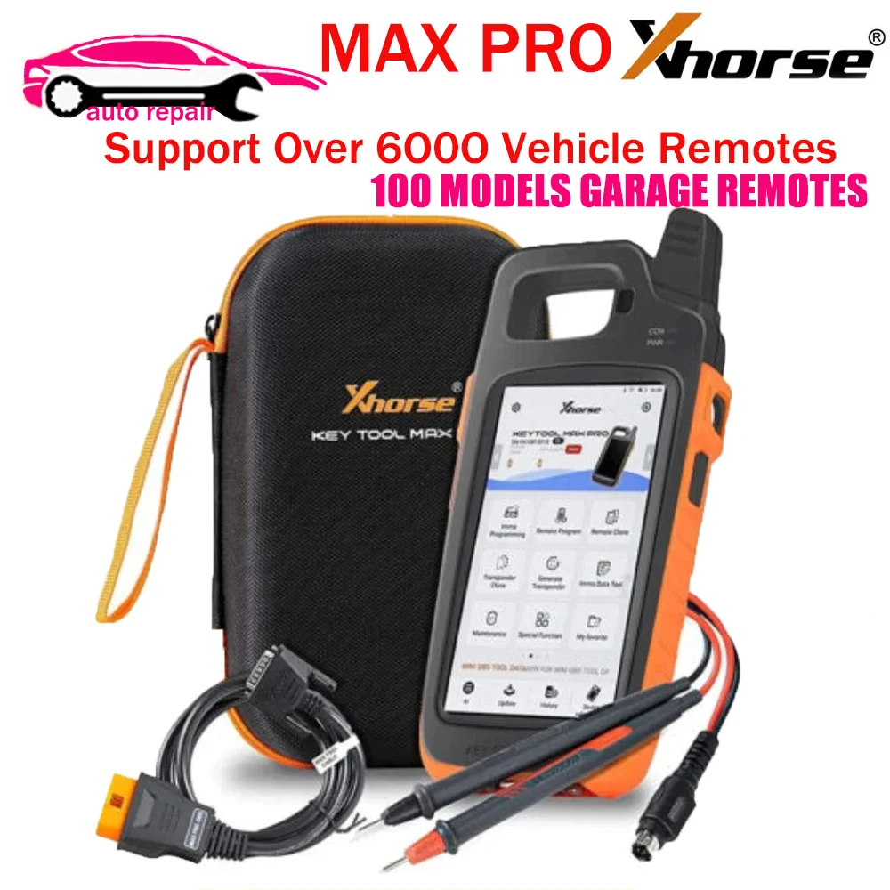 Xhorse VVDI Key Tool Max PRO Programmer With MINI OBD Tool and Key Tool Max Functions Adds Voltage and Leakage Current