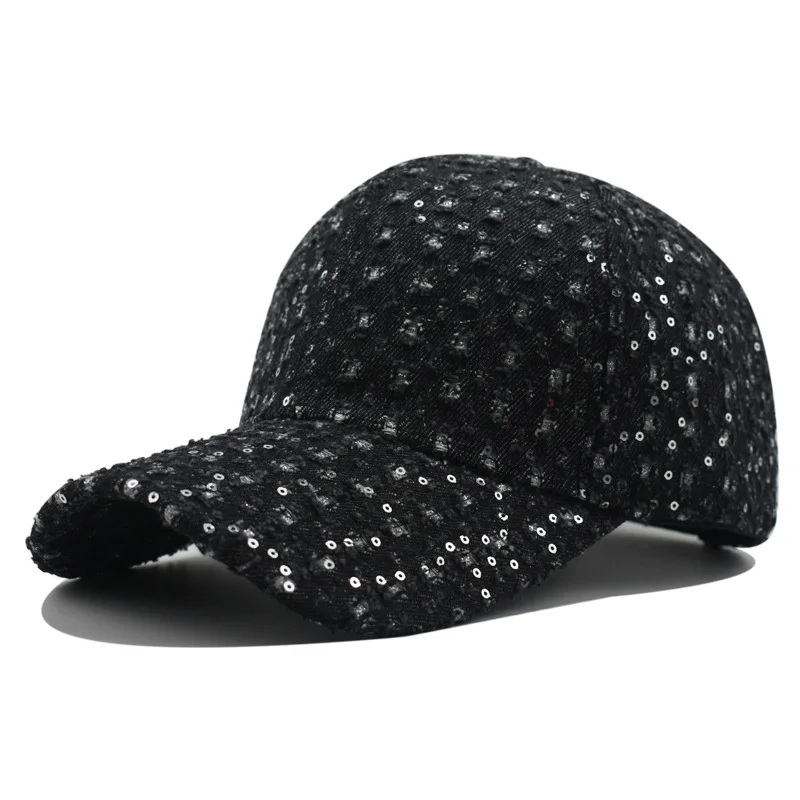 New Summer Women's Baseball Cap Spring Autumn Glitter Caps Fashion Personality Street Hip hop Hats Female Snapback Outdoor Hat