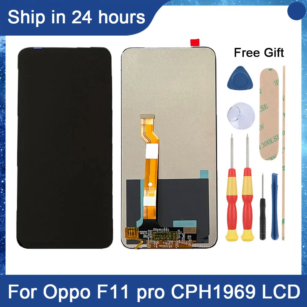 

AiNiCole 6.53'' For Oppo F11 Pro LCD Display Touch Screen Digitizer Assembly For Oppo F11 Pro With Frame