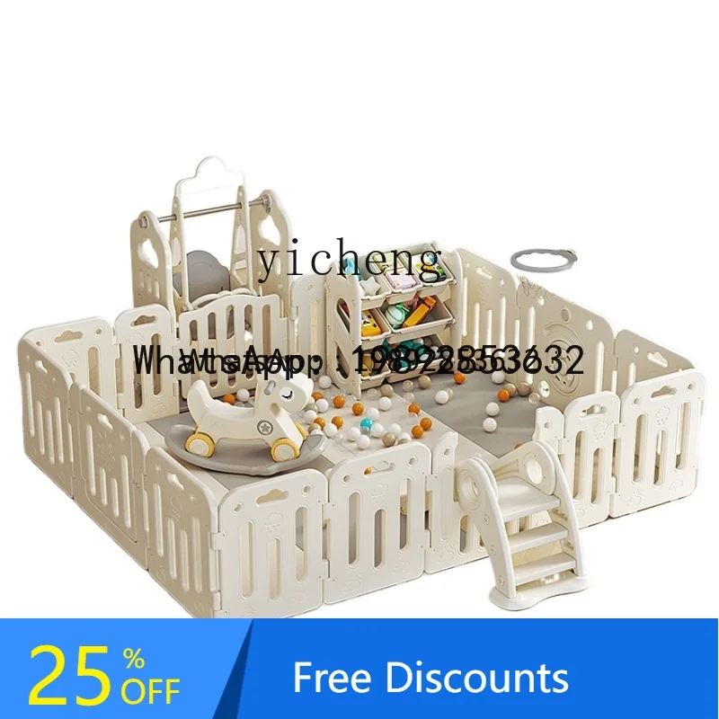 ABC Baby Game Fence واقية لأرضية الأطفال في الأماكن المغلقة، سجادة زحف للاعبين، سياج آمن للأطفال الصغار