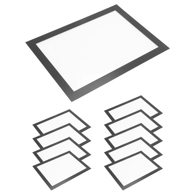 10PCS A5 Magnetic Diamond Art Frames, Self Adhesive Magnetic Picture Frame Frames Display Frame Black view 4