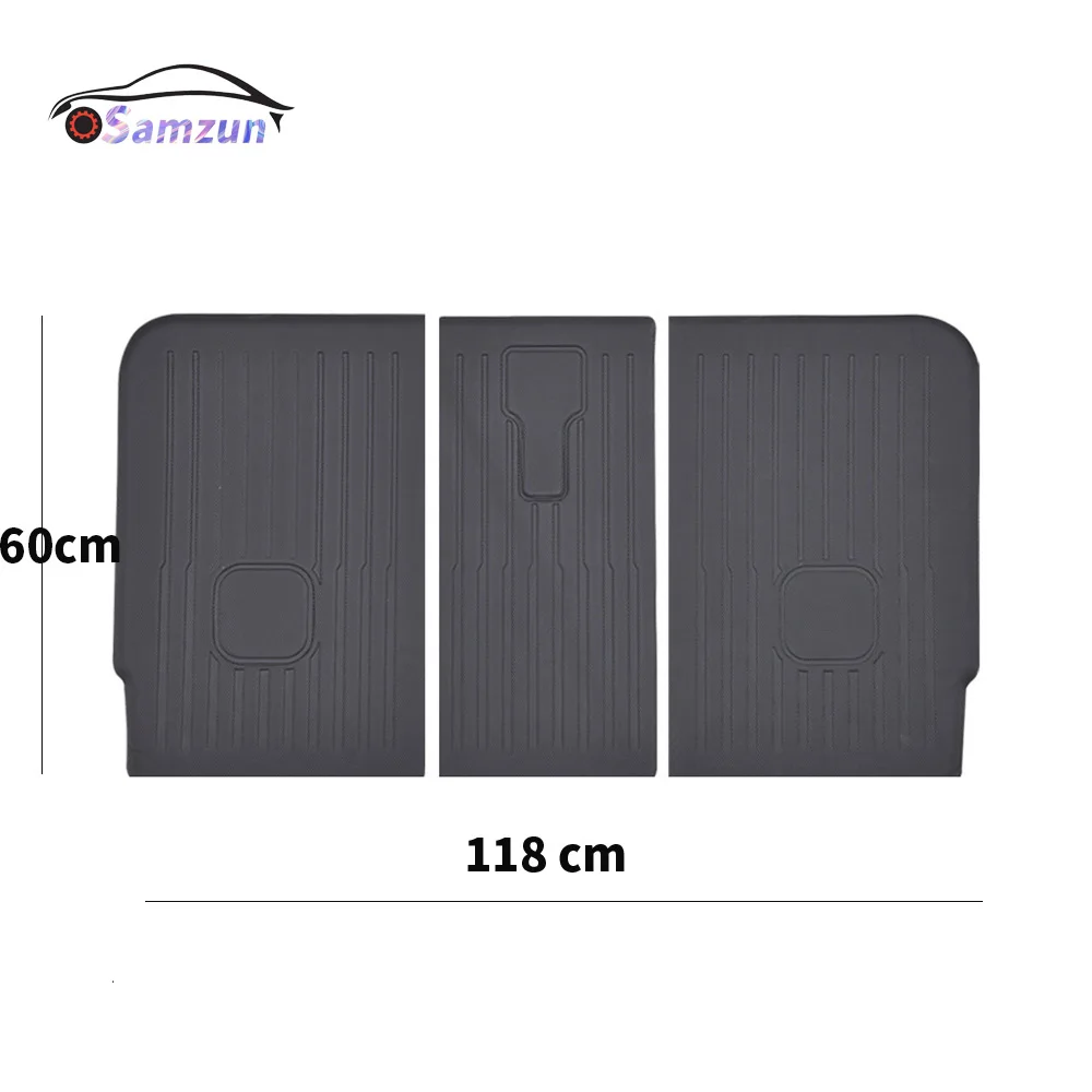 For Tesla Model 3 Model Y Car Rear Seat Back Protector XPE Trunk Seats Protection Cover TPE Mats Dirtyproof  For Model3 ModelY