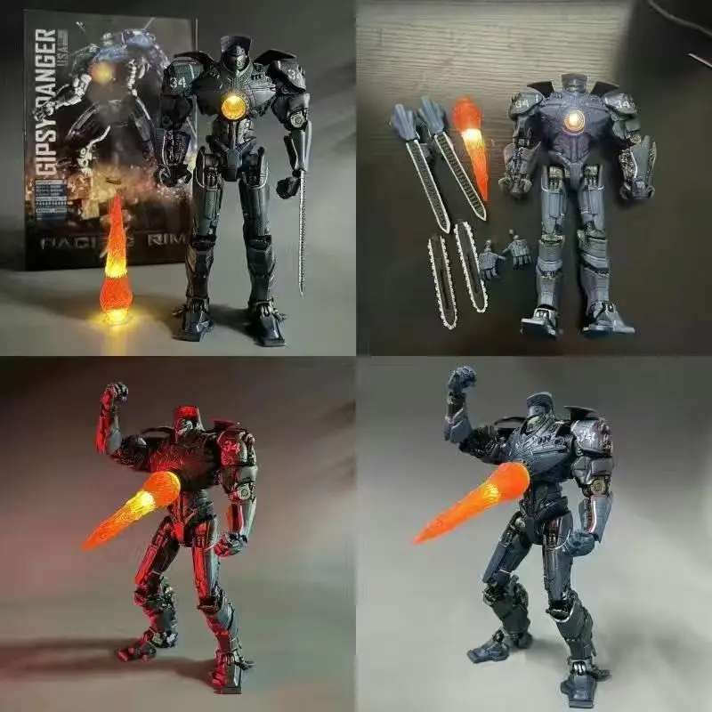 

Pacific Rim 2 Thunder Resurrection Wanderer Mecha Deluxe Version Wanderer Decoration Toy Gift Collection Can Move Glowing