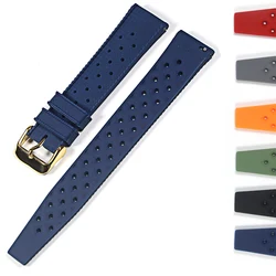 Tropical rubber strap for Oris Seiko Citizen smartwatch, 18mm, 20mm, 22mm, new, quick release silicone watch band