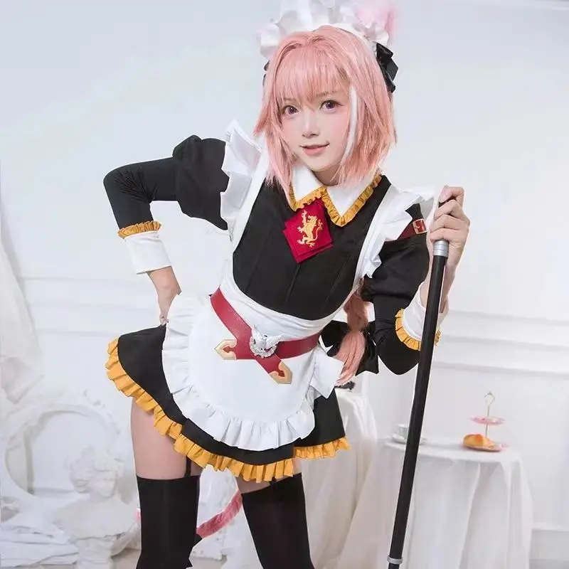 

FATE FGO Astolfo Maid Cosplay Costume Set - Anime Inspired