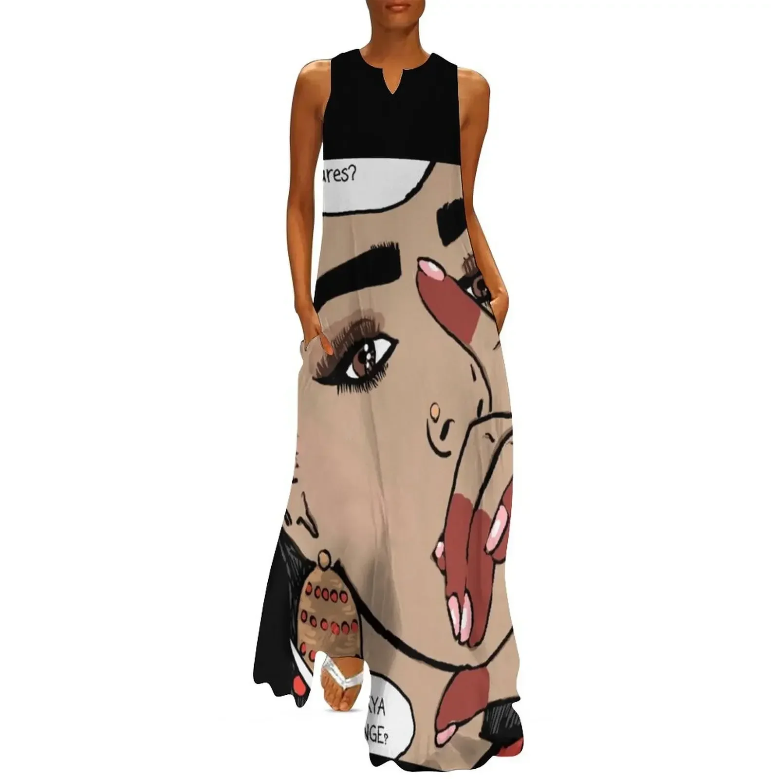 

Log Kya Kahenge - Who cares Long Dress Woman clothing summer outfits for women 2025 Women's summer suit Dress