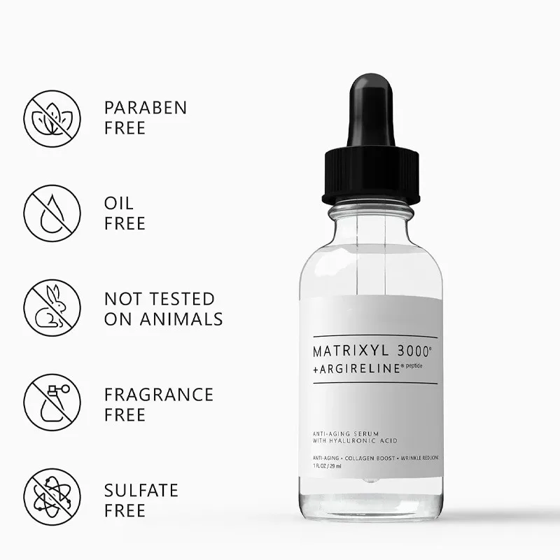 FACIAL PEPTIDE Serum FIRMS SKIN, REDUCES WRINKLES AND COLLAGEN LOSS, DELAYS AGING AND MOISTURIZES  Serum29ML