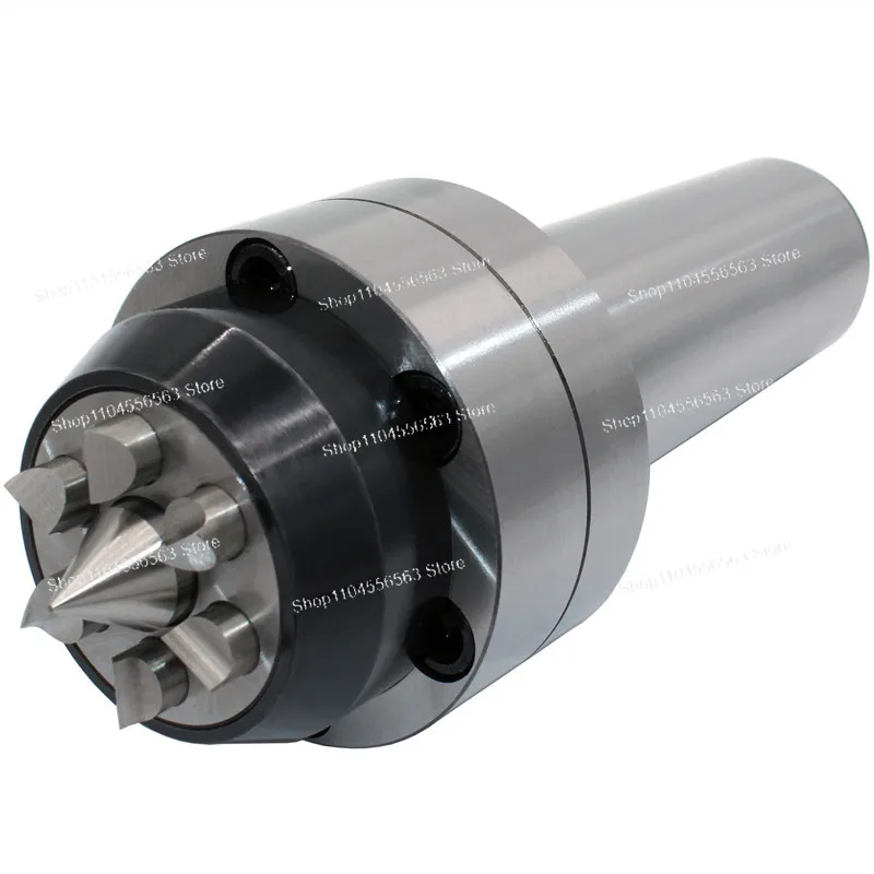 Hydraulically driven thimble lathe fixture end face toggle thimble Mohs MT5 alternative chuck finishing rod