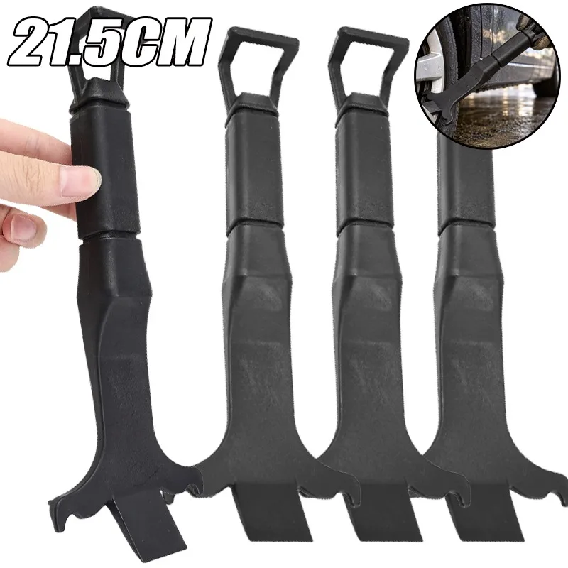 Car Pry Bar ABS Plastic Long Lever Tool New Dual Hook Wheel Hub Cover Removal Version Easy Pry Off Wheel Cap for Tesla Model Y