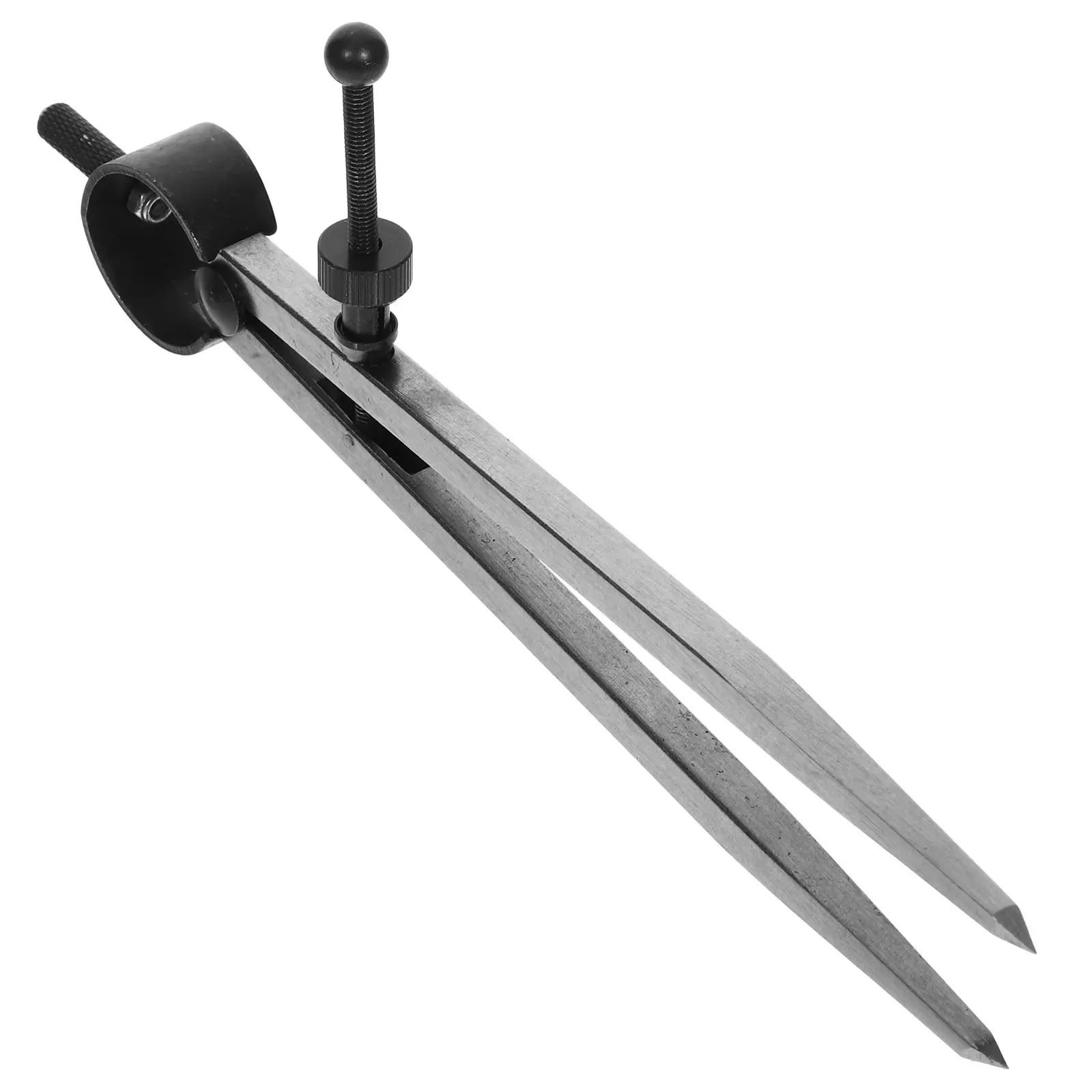 プロ仕様の間隔測定器、精密弓型コンパス、金属製スライバーディバイダーツール、木工、製図、工芸、家具用