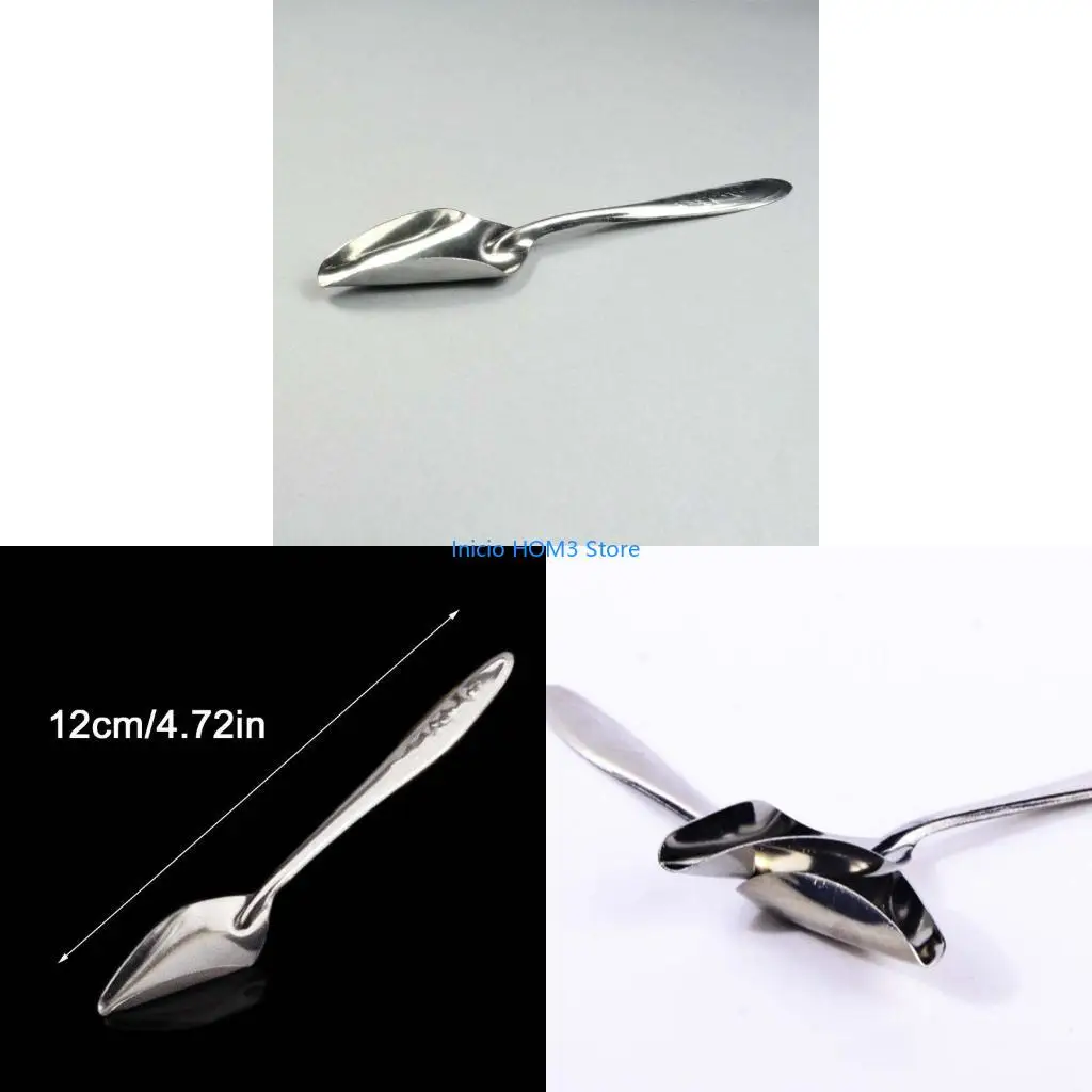 A5YD 5 Pack Bird Manual Feeding Spoon Stainless Steel Feed for Food Water Milk