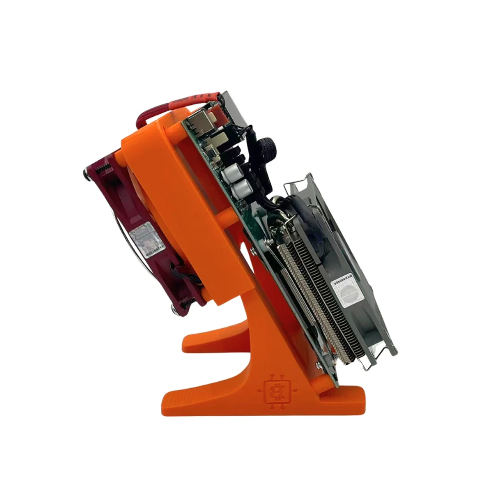 NerdQaxe ++ 4.8T-5TH/S 80 وات مع PSU 2 Fans BTC Solo Miner 4xBM1370 ASIC رقاقة مفتوحة المصدر Bitcoin Crypto Miner جهاز تعدين صامت #5