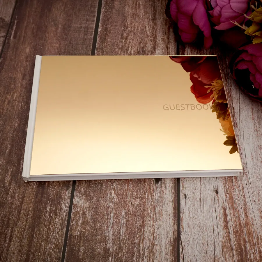 2 أنماط الاكريليك غطاء مرآة كتاب ضيف العروس والعريس تذكار هدايا الزفاف الذكرى عيد ميلاد الديكور التعميد #2