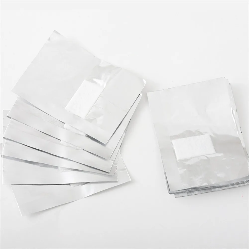 50/100pcs Aluminium Foil Nail Removal Wraps Acrylic Gel Nail Art Gel Polish Remover Soak Off Nail Towel Nail Remover Tool