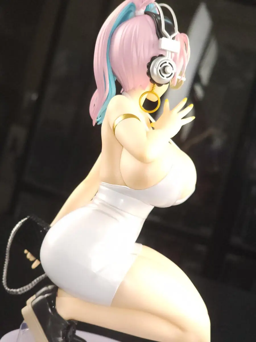 Officially Licensed Good Smile Pop Up Parade Super Sonico Figure Anime Super Sonico Crossroad Character Model