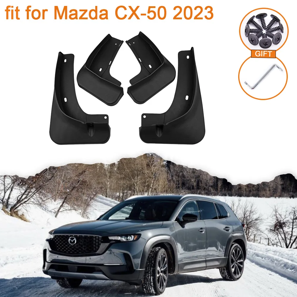 Mudflap for Mazda CX-50 CX50 CX 50 2023 2024 Accessories Car Front Wheel Mudguard Splash Auto Front Mud Guard MudFlaps Sticker