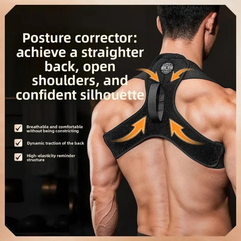Unisex Professional Fitness Strap Unisex, Shoulder Training Straight Back Straps