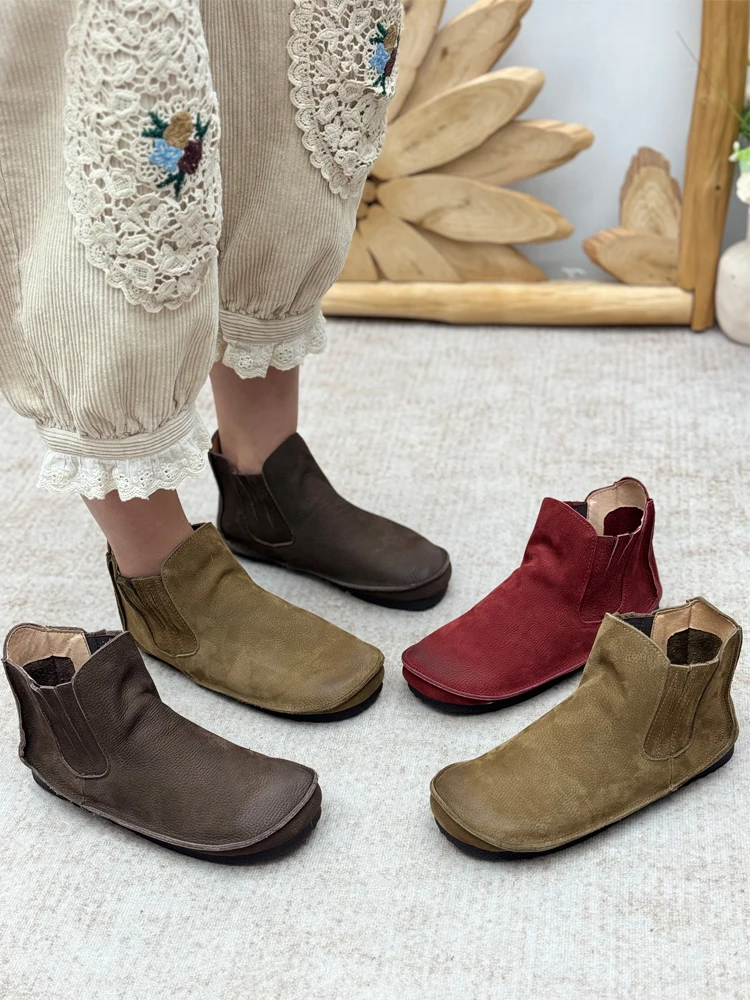 retro-sle-peau-de-vache-souple-ort-bottes-femmes-bottes-chelsea-plates-automne-hiver-sans-lacet-confortable-polyvalent-en-cuir-veritable-sli