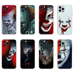 Horrible Movie P-Pennywise Phone Case  For IPhone 15,14,13,11,12 Pro Max Mini X XR XS 7,8 Plus SE Transparent Cover