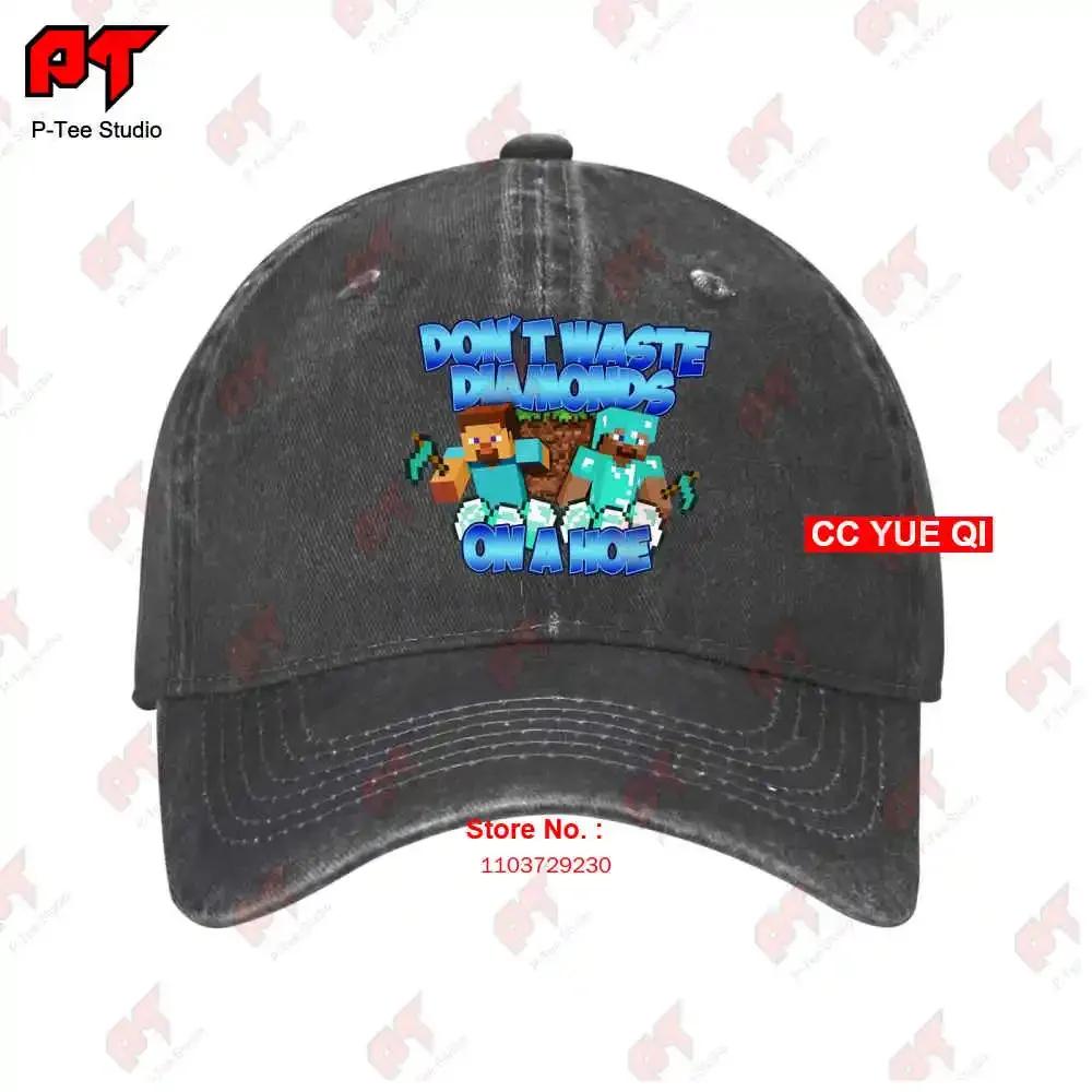 Never Waste Diamonds On A Hoe Funny Baseball Caps Truck Cap TJXG