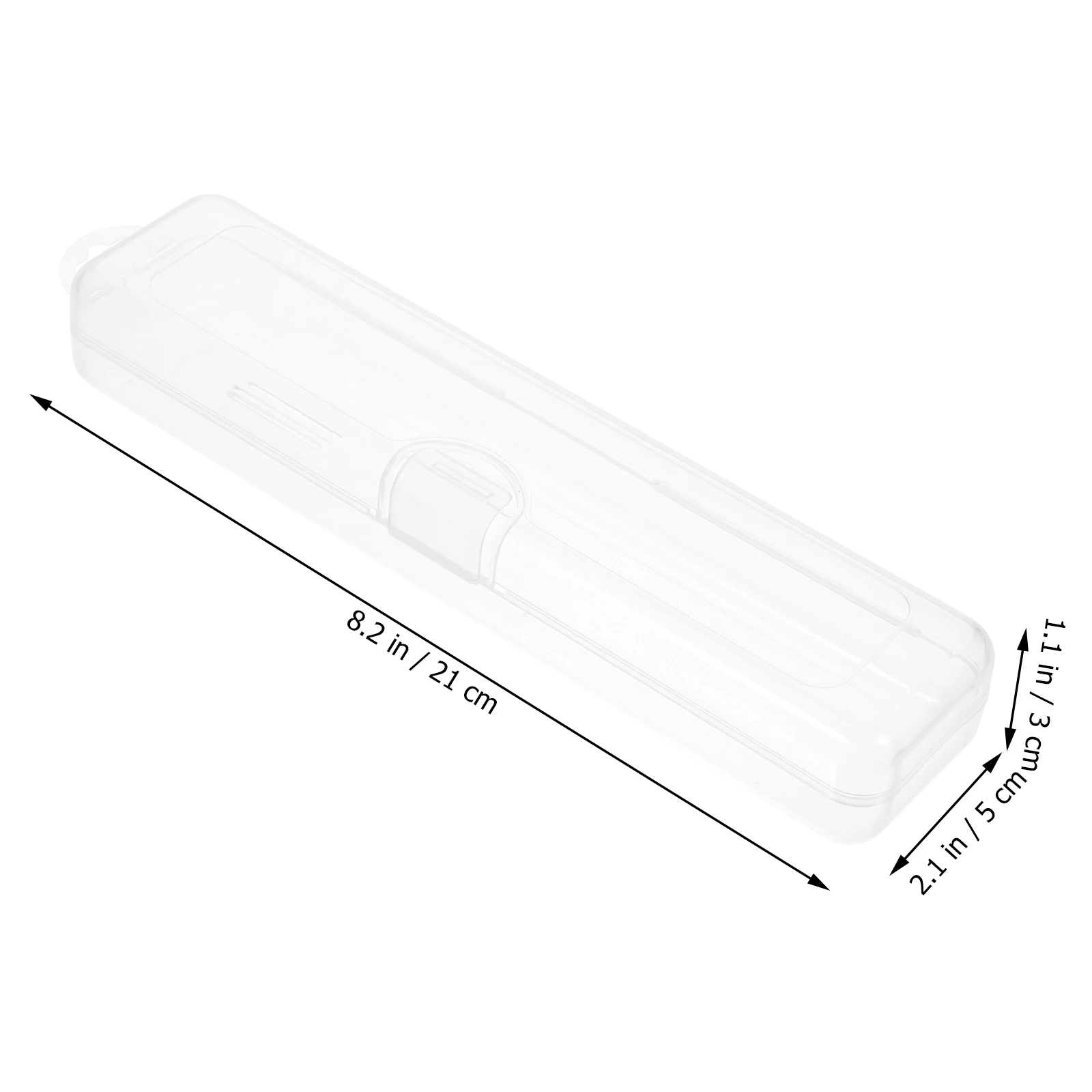 

4pcs Transparent Drinking Straw Carrying Case Multi-Functional Box For Travel Plastic Coin Organizer Small Portable Plastic