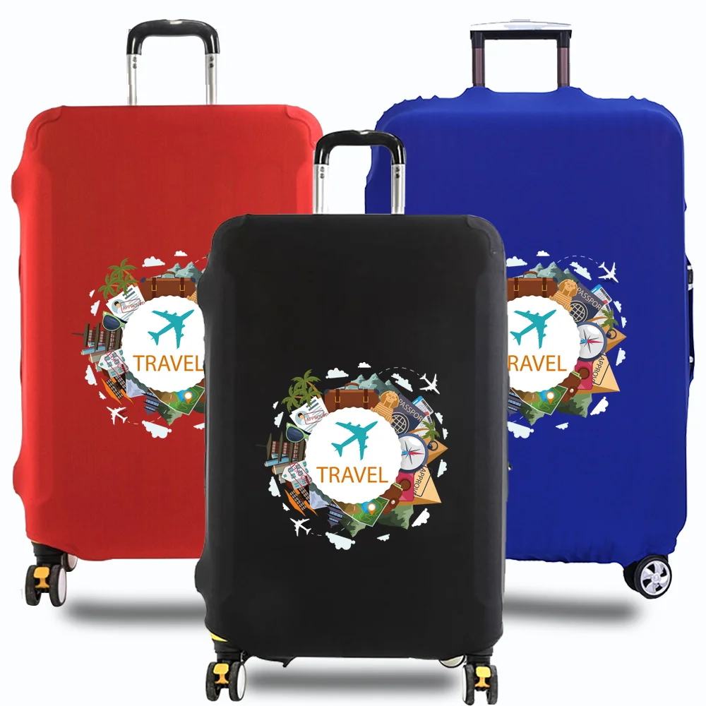 Luggage Protective Covers Luggage Cover Suitcase Protector Travel Accessories Fit 18-32 Inch Luggage Boot Travel Printing Series