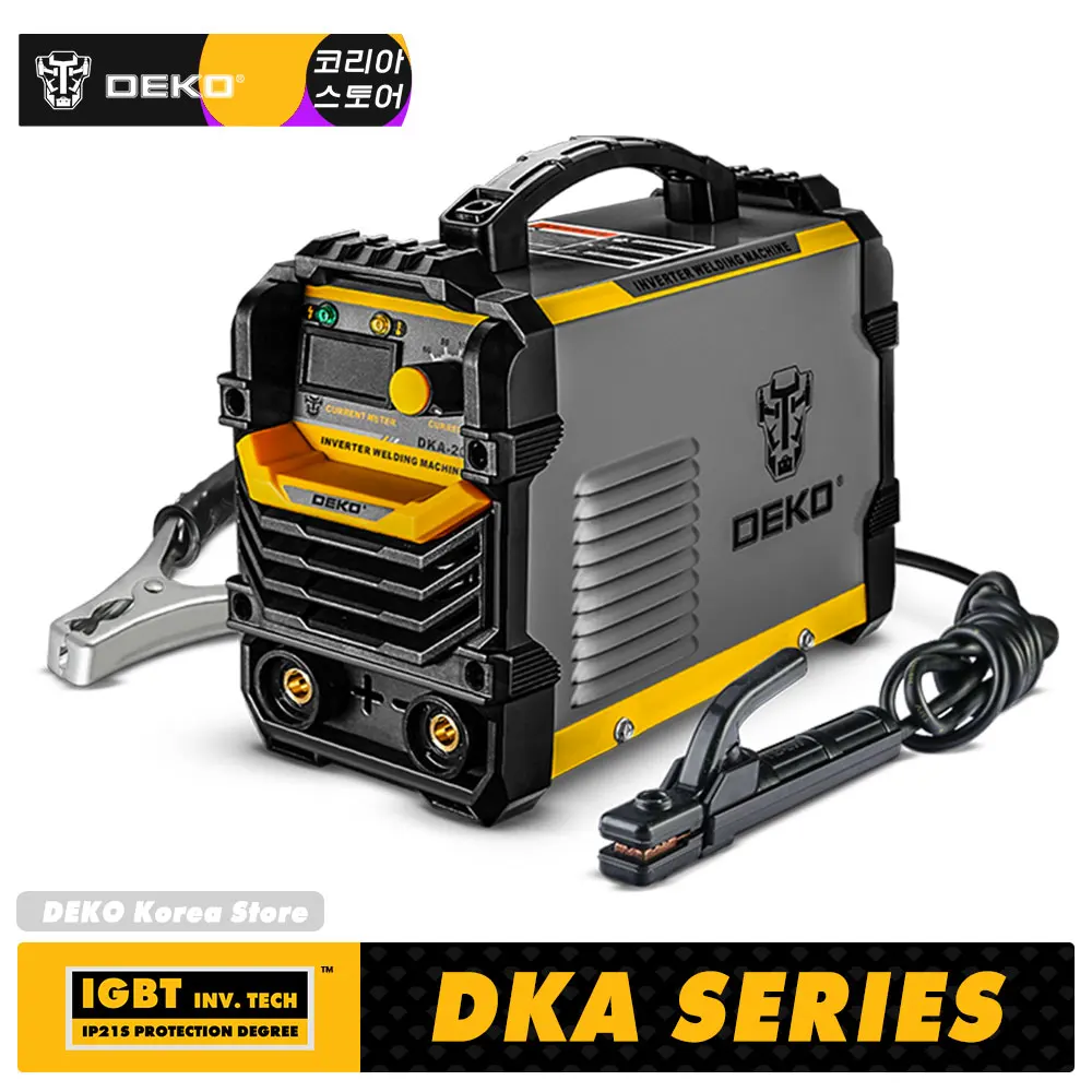 

DEKO DKA SERIES 120/160/200/250 AMP DC INVERTER ARC WELDER WELDING MACHINE 220V IGBT MMA FOR HOME BEGINNER LIGHTWEIGHT EFFICIEN